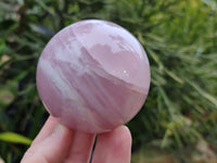 Polished Gemmy Rose Quartz Spheres x 3 From Madagascar