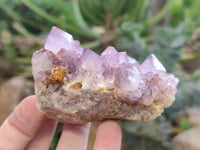 Natural Amethyst Spirit Quartz Clusters x 6 From Boekenhouthoek, South Africa