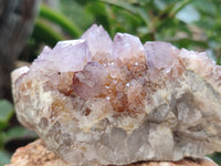 Natural Amethyst Spirit Quartz Clusters x 6 From Boekenhouthoek, South Africa