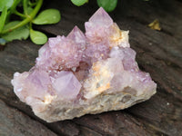 Natural Amethyst Spirit Quartz Clusters x 6 From Boekenhouthoek, South Africa