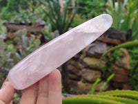 Polished Rose Quartz Massage Wands x 6 From Madagascar