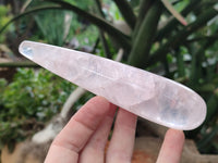 Polished Rose Quartz Massage Wands x 6 From Madagascar