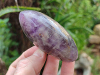 Polished Chevron Amethyst Standing Free Form x 6 from Madagascar