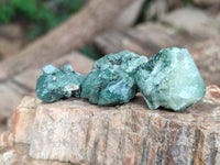 Natural Green Chlorite Quartz Crystals x 1 Kg Lot From Zimbabwe