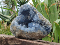 Natural Celestite Geode Specimen x 1 From Sakoany, Madagascar