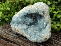 Natural Celestite Geode Specimen x 1 From Sakoany, Madagascar