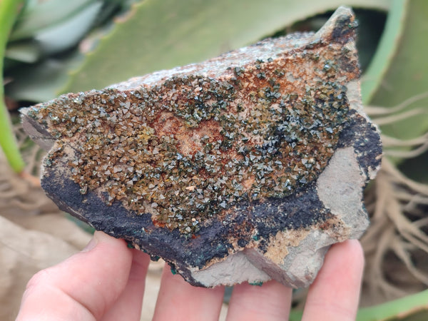 Natural Libethenite Crystals On Dolomite Matrix Specimens x 2 From Shituru, Congo