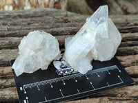 Natural Quartz Clusters x 35 From Mpika, Zambia