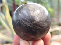 Polished Pharaoh Stone Black Basalt Spheres x 3 From Zimbabwe