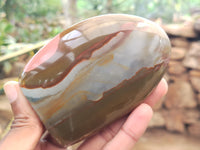 Polished Polychrome Jasper Standing Free Forms x 6 From Mahajanga, Madagascar