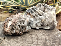 Natural Bladed Barite Specimens x 2 From Congo