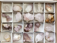 Natural Amethyst Spirit Quartz Clusters x 20 From Boekenhouthoek, South Africa