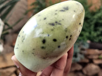 Polished Leopard Stone Standing Free Forms x 4 From Nyanga, Zimbabwe