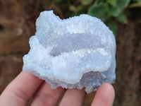 Natural Etched Blue Chalcedony Specimens x 6 From Nsanje, Malawi