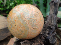 Polished Runestone Feldspar Spheres x 2 From Madagascar