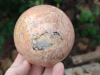 Polished Runestone Feldspar Spheres x 2 From Madagascar