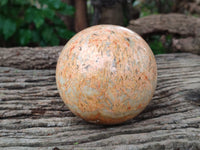 Polished Runestone Feldspar Spheres x 2 From Madagascar