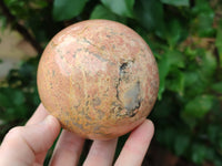 Polished Runestone Feldspar Spheres x 2 From Madagascar