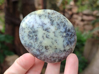 Polished Dendritic Opal Palm Stones x 6 From Moralambo, Madagascar