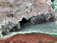 Natural Ball Malachite On Dolomite Matrix Specimen x 1 From Kambove, Congo