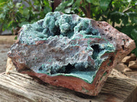 Natural Ball Malachite On Dolomite Matrix Specimen x 1 From Kambove, Congo