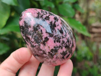 Polished Rhodonite Eggs x 4 From Madagascar