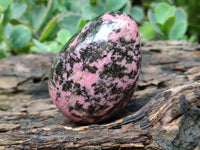 Polished Rhodonite Eggs x 4 From Madagascar