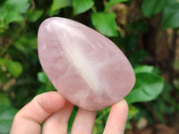 Polished Rose Quartz Standing Free Forms x 6 From Madagascar