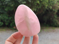 Polished Rose Quartz Standing Free Forms x 6 From Madagascar