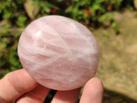 Polished Rose Quartz Palm Stones x 12 From Madagascar