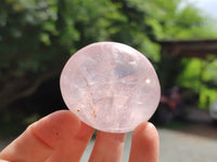 Polished Rose Quartz Palm Stones x 12 From Madagascar