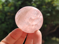 Polished Rose Quartz Palm Stones x 12 From Madagascar