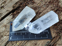 Polished Clear Quartz Points x 12 From Madagascar