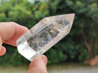 Polished Clear Quartz Points x 12 From Madagascar