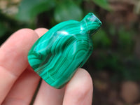 Polished Assorted Malachite Fruit Carvings x 12 From Congo