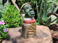 Hand Made African Male Bust Carving x 1 From Zimbabwe