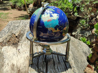 Polished Lapis Lazuli World Globe x 1 From China