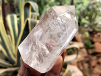 Polished Clear Quartz Crystals x 3 From Madagascar