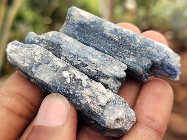 Natural Kyanite Crystals x 2 Kg Lot From Zimbabwe