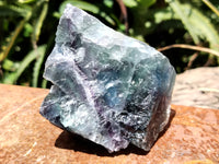 Natural Watermelon Fluorite Cobbed Specimens x 6 From Uis, Namibia