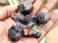 Natural Garnet Crystal Specimens x 70 From Zimbabwe