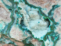 Natural Massive Botryoidal Chrysocolla Geode Specimen x 1 From Kulukuluku, Congo