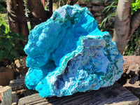 Natural Massive Botryoidal Chrysocolla Geode Specimen x 1 From Kulukuluku, Congo