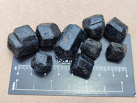 Natural Schorl Black Tourmaline Crystals x 1.6kg Lot From Zimbabwe