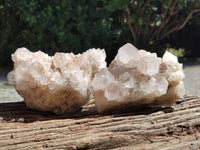 Natural Spirit Quartz Clusters x 3 From Boekenhouthoek, South Africa