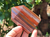 Polished Banded Tiger Iron / Muggle Stone Points x 6 From Northern Cape, South Africa