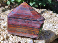 Polished Banded Tiger Iron / Muggle Stone Points x 6 From Northern Cape, South Africa