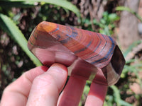 Polished Banded Tiger Iron / Muggle Stone Points x 6 From Northern Cape, South Africa