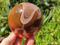 Polished Polychrome Jasper Spheres x 2 From Mahajanga, Madagascar