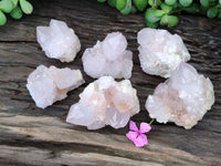 Natural Amethyst Spirit Quartz Clusters x 6 From Boekenhouthoek, South Africa